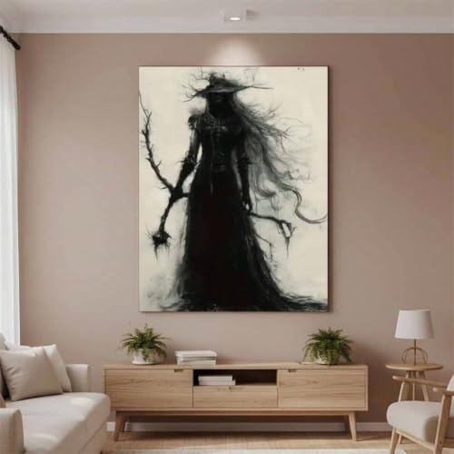 Cadeau d'Halloween original tableau Chapeau de magicien
