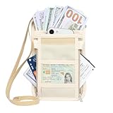 Niuoppy Reise-Brusttasche, Reisepasshülle, RFID-blockierend, wasserabweisend, 7 Taschen...
