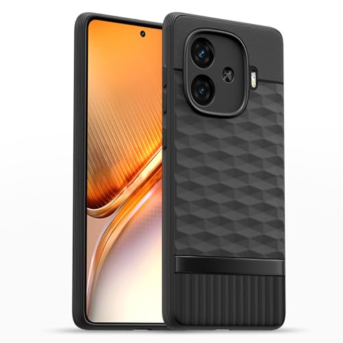 Image of Outlouders Back Cover for iQOO Neo 10R 5G / iQOO Z9 Turbo 5G / Vivo Y200 GT 5G | Full Camera Protection | TPU Soft Flexible Shockproof Back Case (Black)