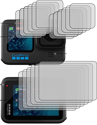 4ProTec | 18x Display-Schutz-Folie KLAR für GoPro HERO11 Hero 11 Black Cover