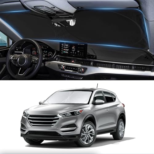 Custom Fit Tucson Windshield Sunshade for Hyundai Tucson 2016 2017 2018 2019 2020 2021 Front Window...