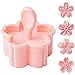 Stampo Da Forno In Plastica, Set Da 5 Pezzi Stampo per Caramelle, Stampo per Torta Luna In Silicone, Pressa Per Fiori Di Ciliegio Rosa Muffa per Biscotti Fatti In Casa, Torte Della Luna(4 Stili)