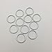 Rings And Sliders Premium Jewelry Quality Bra Making/Replacement Metal Supplies Garment DIY Accessories (Silver,10mm)