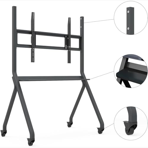 Soporte móvil ajustable con ruedas para pizarras interactivas miniatura 3