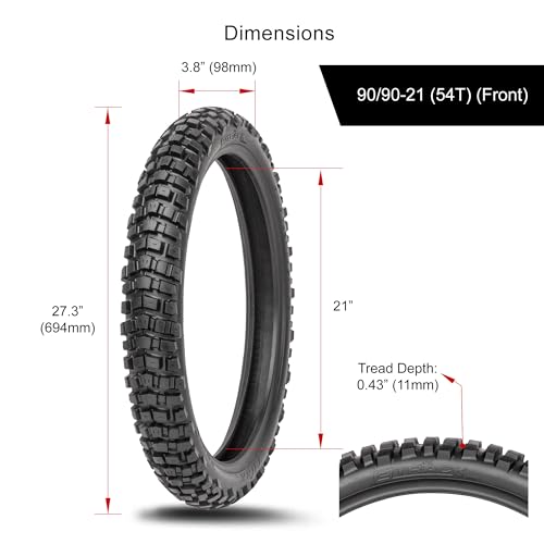 Tusk 2Track Set 90/90-21 & 130/80-17