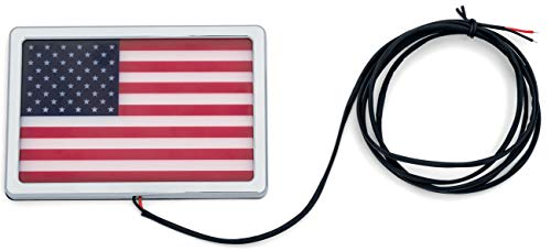 Kuryakyn 2891 Motorcycle Lighting Accessory: Freedom Flag LED Light Kit, 4