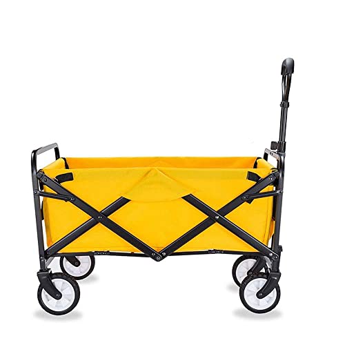 Carretilla de Mano, Carrito Plegable, Carrito Plegable, Carrito utilitario Todo Terreno, Remolque de jardín para Exteriores, Carrito de Transporte, Peso 60 kg para Acampar, IR de Compras, jardín/