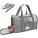 Refrze Pet Carrier Airline Approved, Cat Carriers for Medium Cats Small Cats, Soft Dog Carriers for Small Dogs Medium Dogs, TSA Approved Pet Carrier for Cats Dogs of 15 Lbs, Puppy Carrier,Grey