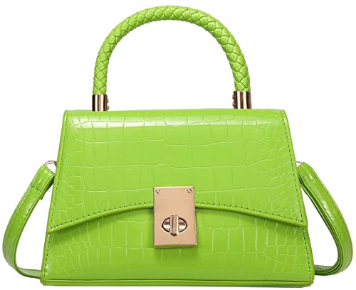 JHVYF Women Small Crossbody Bags Shoulder Bag Classic Satchel Handbags Ladies Cute Purses Satchels bag mini purse Green