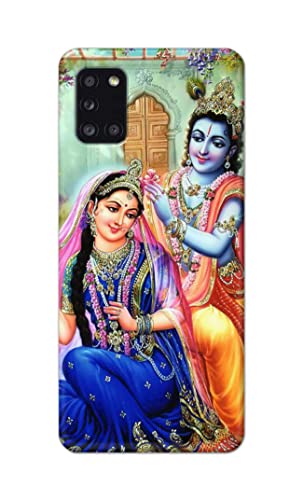 Image of Printed Hard Back Cover Case for Samsung Galaxy A31 Back Cover (Radha Krishna) -1803