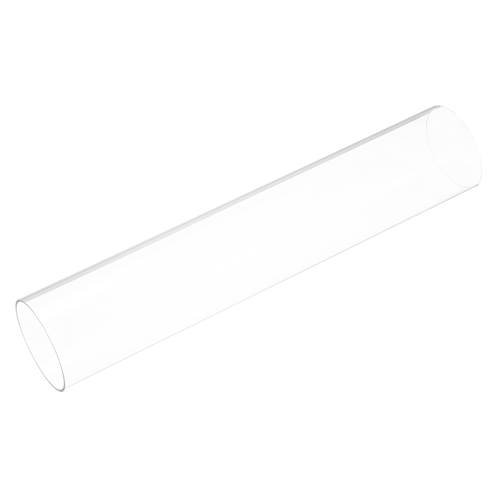 uxcell Clear Rigid Tubing Pipe 57mm ID x 60mm(2.4") OD 1Ft(305mm) Round Plastic Tube