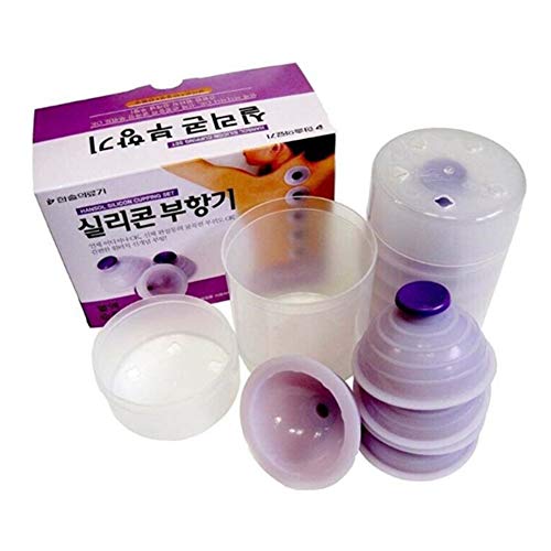 Hansol Silicon Cupping 10pcs Set One Touch Silicon Bu Hang Body Massage