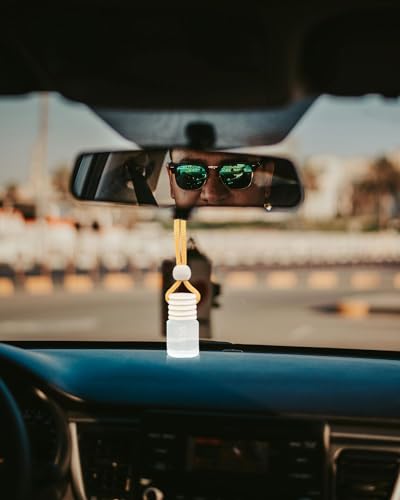 Image of ikeda fragrance Car Air Freshener 4ml Car Scents | 45-Days Keep Fragrance | Automotive Hanging Diffuser Bottles | Remove Auto Odor Long-Lasting Fresh Air for Home Deodorizer (2pcs, Memory)