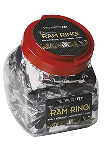 Bague anneau de pénis noir pour prolonger l'endurance avec le pack de 50 Ram de la Bague