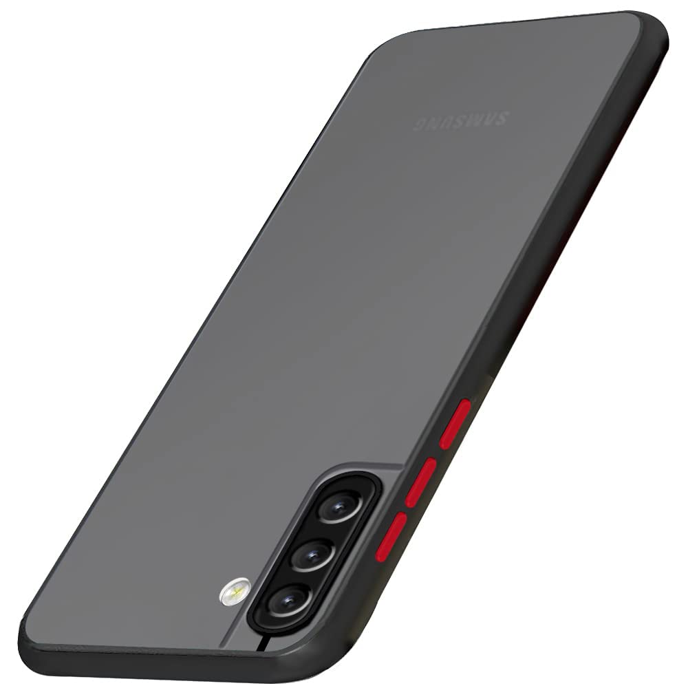 TheGiftKart Back Case Cover for Samsung Galaxy S21 FE 5G | Translucent Smoked Matte Back | 360 Degree Protection | Protective Hard Back Case for Samsung S21 FE 5G (PC & TPU | Black Bumper) (B09PVFVDH3) Amazon Price History, Amazon Price Tracker