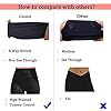 High Waisted Leggings for Women-Womens Black Seamless Workout Leggings Running Tummy Control Yoga Pants(S-M)