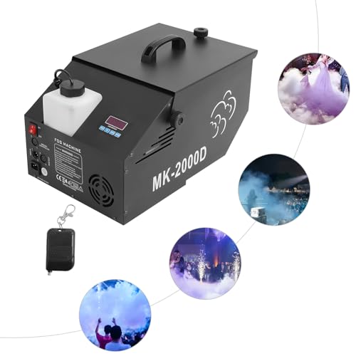 Máquina de Humo Bajo con Control Remoto Inalámbrico y DMX 110V 1200W miniatura 7