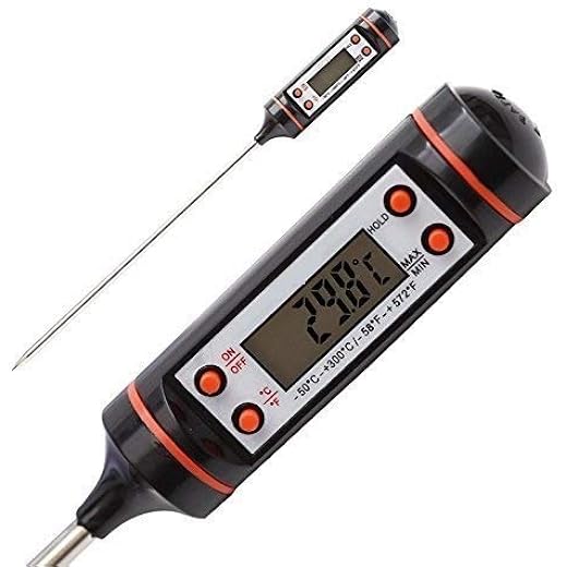 Digital LCD Meat Thermometer Instant Read