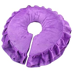 Gezichtskussen U Vorm Gezichts Ontspannen Slaapkussen Beauty Spa Massage Lying Kussen Paars