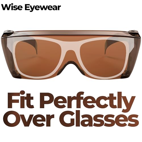 Image of Cover-Ups Black Fit Over Sunglasses - Wrap Around Sunglasses - People Who Wear Prescription Glasses in the Sun