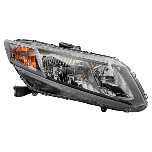 Image of TRQ Passenger Side Headlight Assembly Halogen Compatible with 2013-2015 Honda Accord HO2503150