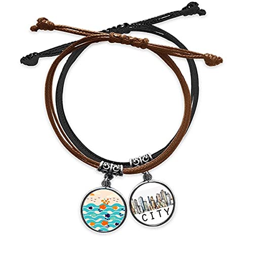 Bracelet vague Les Nuages en corde pour vos sorties quotidiennes et soirées d'été