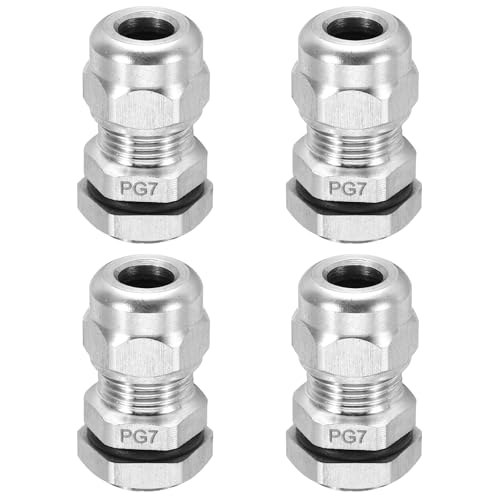 Presse-étoupe PG7 MECCANIXITY en acier inoxydable 304 pour câblage durable IP68