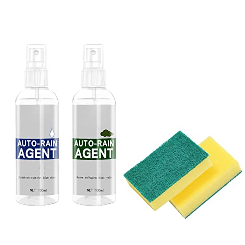 Bonseor Car Glass Anti-Fog Rainproof Agent, Car Glass Waterproof Coating Agent - Automatic Film Formation, for Windows, Windshields, Shower Doors Cover