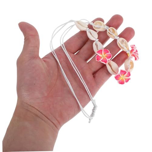 Collier perles fleurs coquillage, le cadeau marin unique - 4