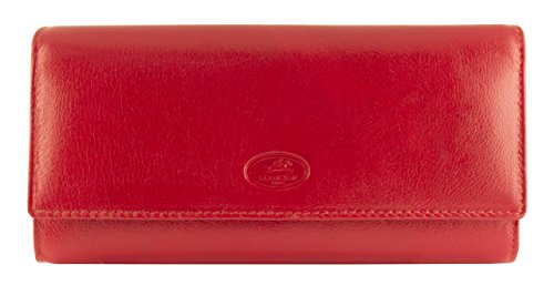 Mancini Ladies RFID Secure Trifold Wing Wallet
