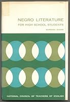 Negro Literature for High School Students B000CBNG94 Book Cover