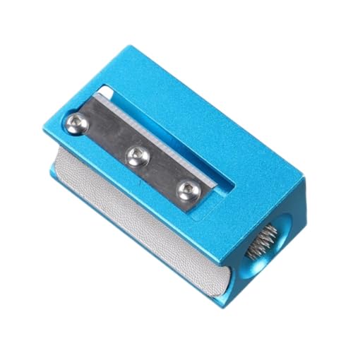 Menolana Cue Tip Shaper Tool Pool Cue Tip Clamp Repairing Repair Cue Repair Kit Cue Tip Fastener Holder for Billiard Cue Accessories, Blue