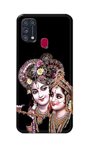 Image of PRINTFIDAA� Printed Hard Back Cover Case for Samsung Galaxy M31 | Samsung Galaxy M31 Prime Back Cover (Radha Krishna) -2808