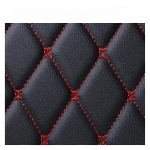 Tapis de coffre pour Hyundai Elantra 2017 noir et rouge imperméable