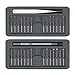 Mecool Set di cacciaviti di precisione Set di strumenti di riparazione portatile 30 in 1 Attrezzi rimovibili magnetici professionali per iPhone X, 8, 7/Cellulare/Computer/Tablet/Elettronica ecc-Grigio