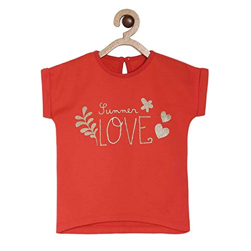 Image of Mini Klub Girls Red Knit Top Pack of 1