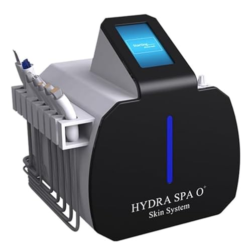 Dispositivo De RF Fraccional De Hidrodermoabrasión De Limpieza Con Depurador De Estiramiento Facial Bio RF Rejuvenecimiento De La Piel Blanqueamiento Equipo Black