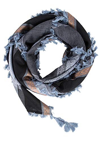 Image of Merewill Cotton Shemagh Tactical Desert Wrap Keffiyeh Head Neck Arab Scarf For Men 49 inchx49 inch