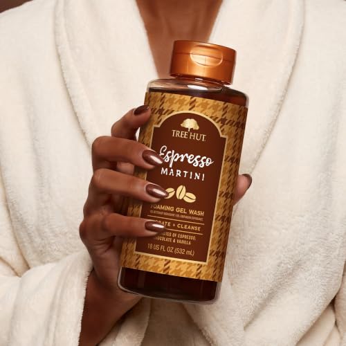 Image of Tree Hut Espresso Martini Foaming Body Wash, 18 Fl Oz