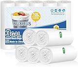 XUXRUS Bolsas de Basura 10L – Bolsas Basura Pequeñas 45x50cm (5 Rollos, 120...