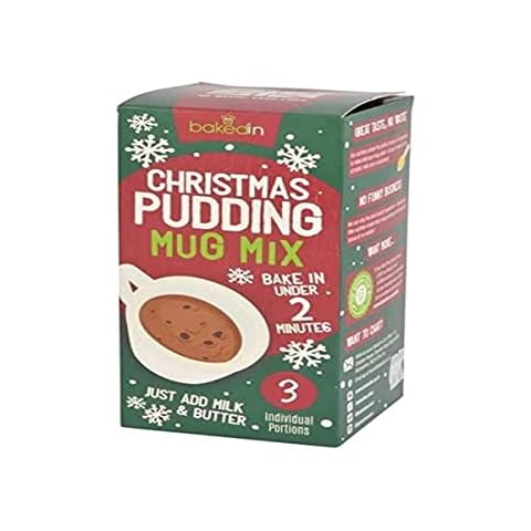 Bakedin Christmas Pudding Mug Baking Mix Cover