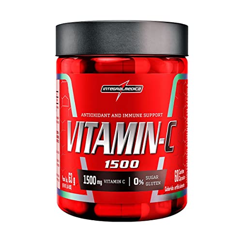 Vitamin C 1500Mg - 60 Cápsulas - Integralmédica, Integral Médica vermelho