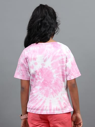Image of Under Fourteen Only Girls Cotton Tops Collection - Round Neck, Crop Top, Full & Half Sleeve, Drop Shoulder, Ruffle Sleeve, Graphic Printed, Embroidered & Slub Knit Styles