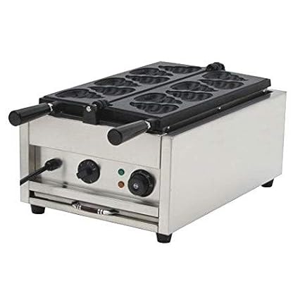 Hanchen NP-818 Waffeleisen für gewerbliche Nutzung, antihaftbeschichtet, elektrisch