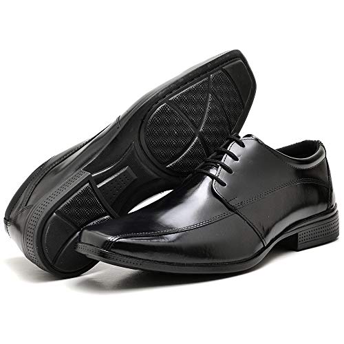 Sapato Social Com Cadarço Masculino Top Flex R804DB Tamanho:44;cor:Preto;gênero:Masculino