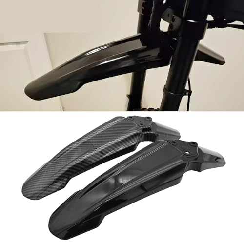 Garde-boue moto électrique avant plastique noir compatible Light Bee X S et DNM