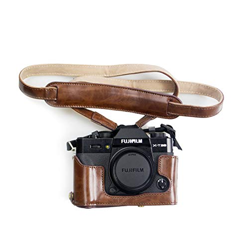 Kinokoo Fujifilm Pu Leather Camera Case,Fullbody Case Cover For Fujifilm Xt30 Xt20 Xt10 With 16-50Mm And 18-55Mm Lens -Coffee #TOP1