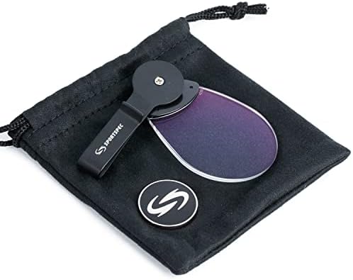 SportSpec Clip On Magnifier, Magnifier Glasses for Hat, Fly Fishing Magnifying Glasses, Magnifier Clip & Optical Visor Lens, One Eye Magnifier for Golf & Target Shooting, Magnifier Glasses