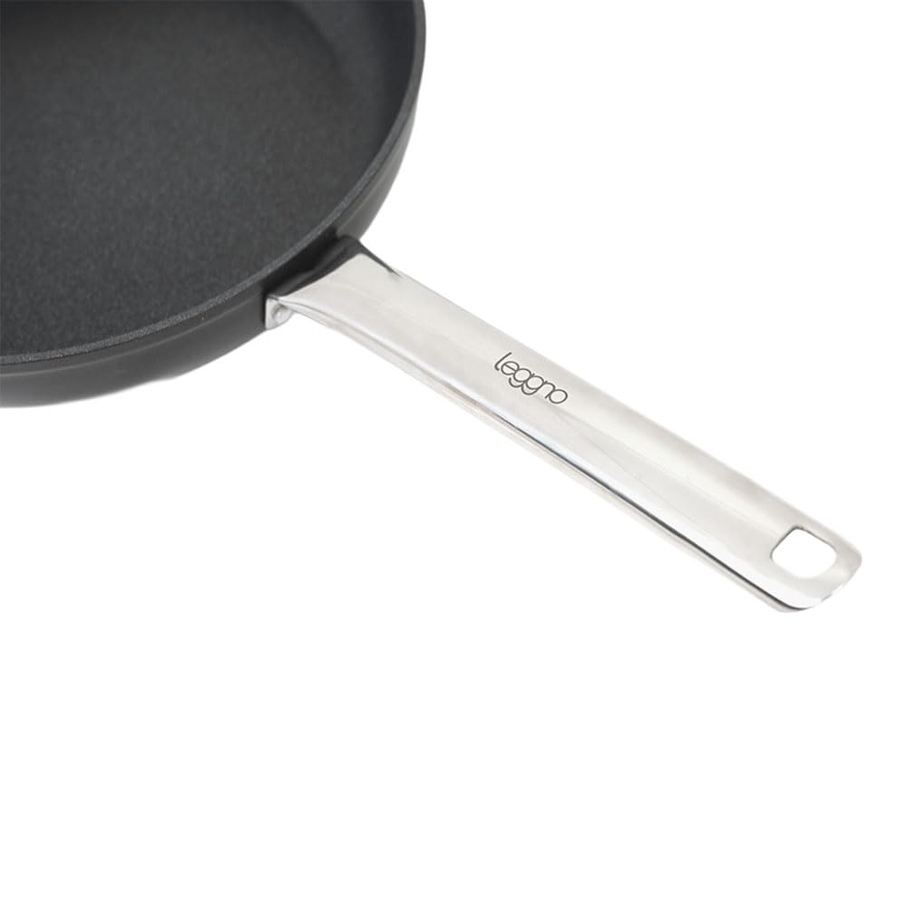 Leggno Master Titanium 26Cm Tava, Çelik Sap Siyah