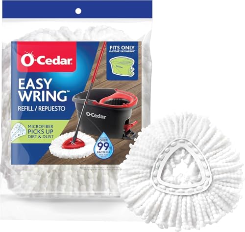 Image of O-Cedar EasyWring Spin Mop Head Refill (Pack of 2)